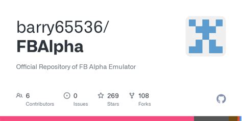 barry65536/FBAlpha: Official Repository of FB Alpha Emulator .